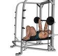 Bench Press - Smith Feet Up Flat Reverse Wide